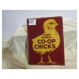 FARM BUREAU COOP CHICK METAL SIGN 12 X16'