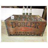 DOBLER WOOD CRATE W/ 24  BOTTLES