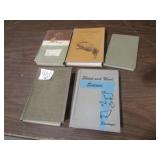 5- 1930'S ,50'S ANIMAL & FEED HARD BACK BOOKS