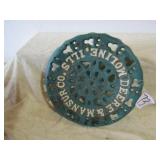 COLLECTIBLE JD & MANSUR ROUND CAST IRON SEAT 111/'