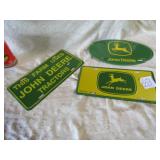 3- COLLECTIBLE JOHN DEERE PLATES