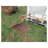 WALK BEHING GARDEN TRACTOR PLOW ATTACHMENT