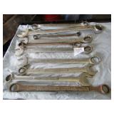 10- WRENCHES 1 1/8' UP TO 1 5/8'