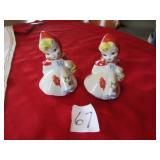 LITTLE RED RIDING HOOD 5' SALT / PEPPER SHAKERS