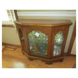 OAK WALL CHINA CABINET 36' W X 30' T X 12' DEEP
