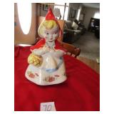 131/2' LITTLE RED RIDING HOOD COOKIE JAR