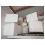 BIG LOT STAR FOAM COOLERS ; BUCKETS