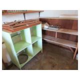 2 SHELF UNITS ; CABINET DOORS ; MORE