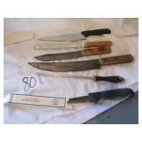 US FOSTER BROS 1962 BUTCHER KNIFE ; KITCHEN KNIVES