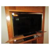 50' EMERSON TV W/ REMOTE ; DVD PLAYER
