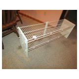 48' 2 TIER SHOE RACK