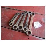 6- ALLIED RACHET WRENCHES