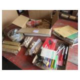 WOOD CRAFT ITEMS ; MARKERS ; MORE