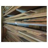 20+  ASSORTED LUMBER - OAK -1X12 X10 FT, 1X8 10FT