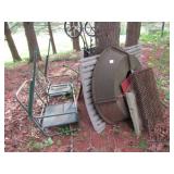 SCRAP IRON & ITEMS AROUND TREE