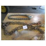 10 FT LIGHT WEIGHT LOG CHAIN ; 6 FT LOG CHAIN