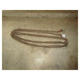 26 FT LIGHT WEIGHT LOG CHAIN W/ HOOKS