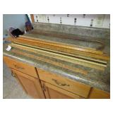 6- ADV. YARD STICKS ; WALKING CANE