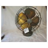 VINTAGE EMERSON ELECTRIC 4 BRASS BLADE FAN