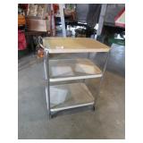 VINTAGE KITCHEN ROLL AROUND CART