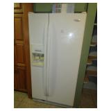 WHIRLPOOL SIDE BY SIDE REFRIGERATOR W/ ICE & WATER