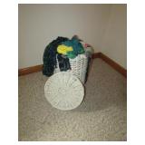 BASKET FULL OF SCARVES