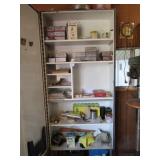 16 CIGAR BOXES IN CABINET FULL OF HARDWARE