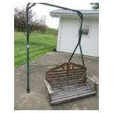 PATIO  WOODEN SWING