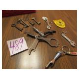 VINTAGE BOTTLE OPENERS; KEYS ;KEY CHAINS