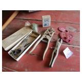 HOG RINGERS ;LEATHER PUNCH; VET SUPPLIES