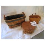 3- LONGABERGE BASKETS