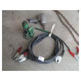 HEAVY DUTY JUMPER CABLES ; AIR IMPACK ; BOTTLE