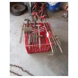 3 MOLE TRAPS ; CRATE
