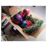 LARGE ORNAMENTS; CHRISTMAS WREATHS