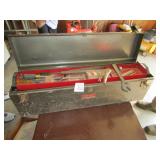 TRU-TEST METAL TOOL BOX W/ TOOLS