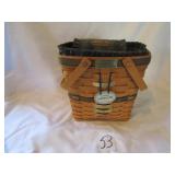 LONGABERGER COLLECTOR CLUB MEMBERSHIP BASKET