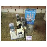 2 SETS OF  CORDLESS TELEPHONES