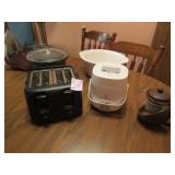 TOASTER ; TEA POT ; CROCK POT INSERTS ; MORE