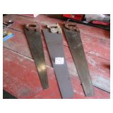 3 HAND SAWS