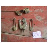 HOT ROD HOOD ORNAMENT ; PAD LOCKS ; VINTAGE