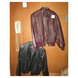 2 LEATHER JACKETS