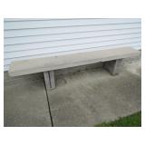 89' X 12' CONCRETE BENCH
