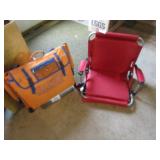 2- BLEACHER CHAIRS