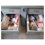 2- DRAWERS FULL OF HARDWARE ; MORE