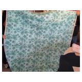 VINTAGE MACHINE SEWN DOUBLE QUILTED QUILT
