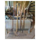 4-PRONG PITCH FORK ; 2 RAKES ; MORE