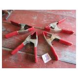 4- 3' SPRING CLAMPS