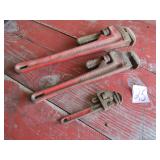 14. 18' RIGID PIPE WRENCHES ;MORE