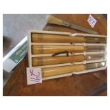 4- GREAT  NECK WOOD LATHE TOOLS
