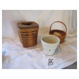 3  LONGABERGER BASKETS